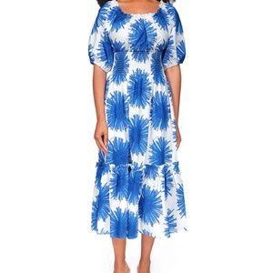 Cara cara Mimi Dress is Starburst Blue size Small